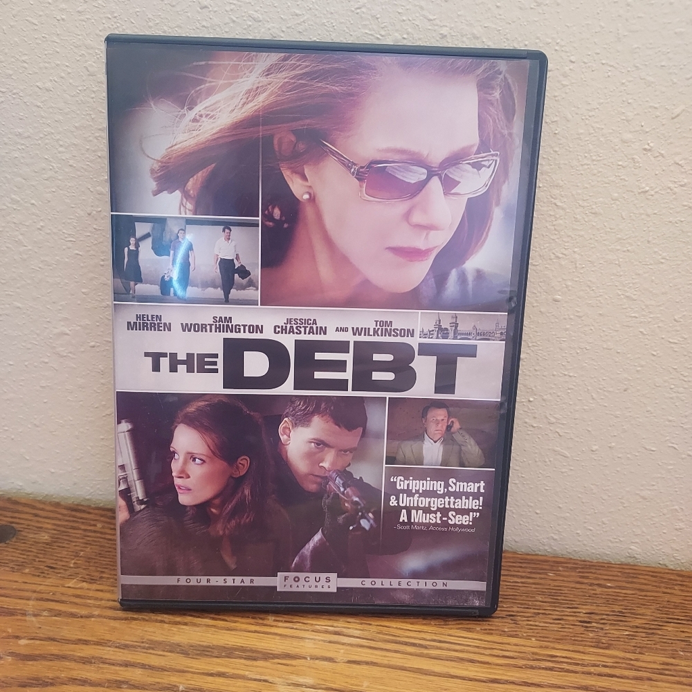 The Debt (DVD, 2011) Pre-Owned Tested Working Good Movie